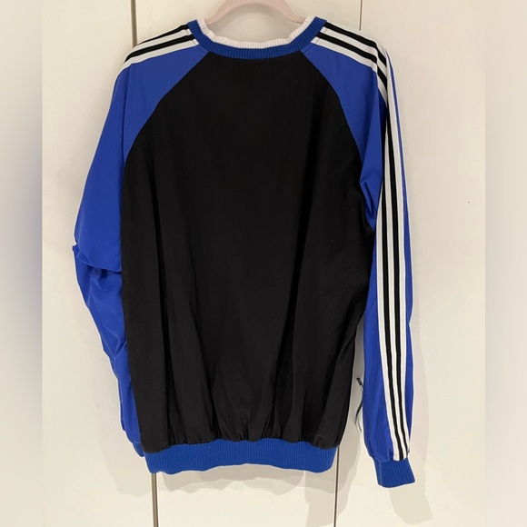 Men’s L Adidas nylon pullover lightweight wind jacket good vintage condition - Picture 5 of 11